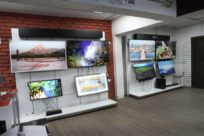 Television display at NRS Techno